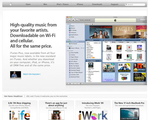 22个来自Apple.com网站设计灵感的Web设计